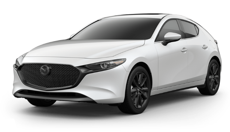 2021 Mazda3 Hatchback Snowflake White Pearl Mica | Mazda of Milford in Milford CT