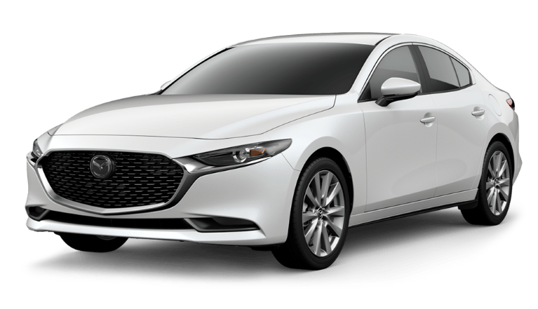 2021 Mazda3 Sedan Snowflake White Pearl | Mazda of Milford in Milford CT